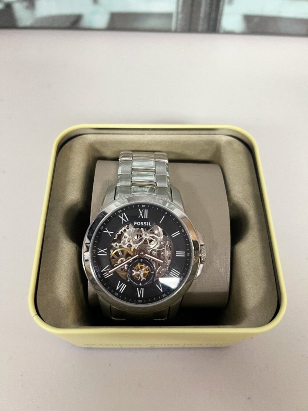 Foosil ME3055 Grant Automatic Stainless Steel Watch